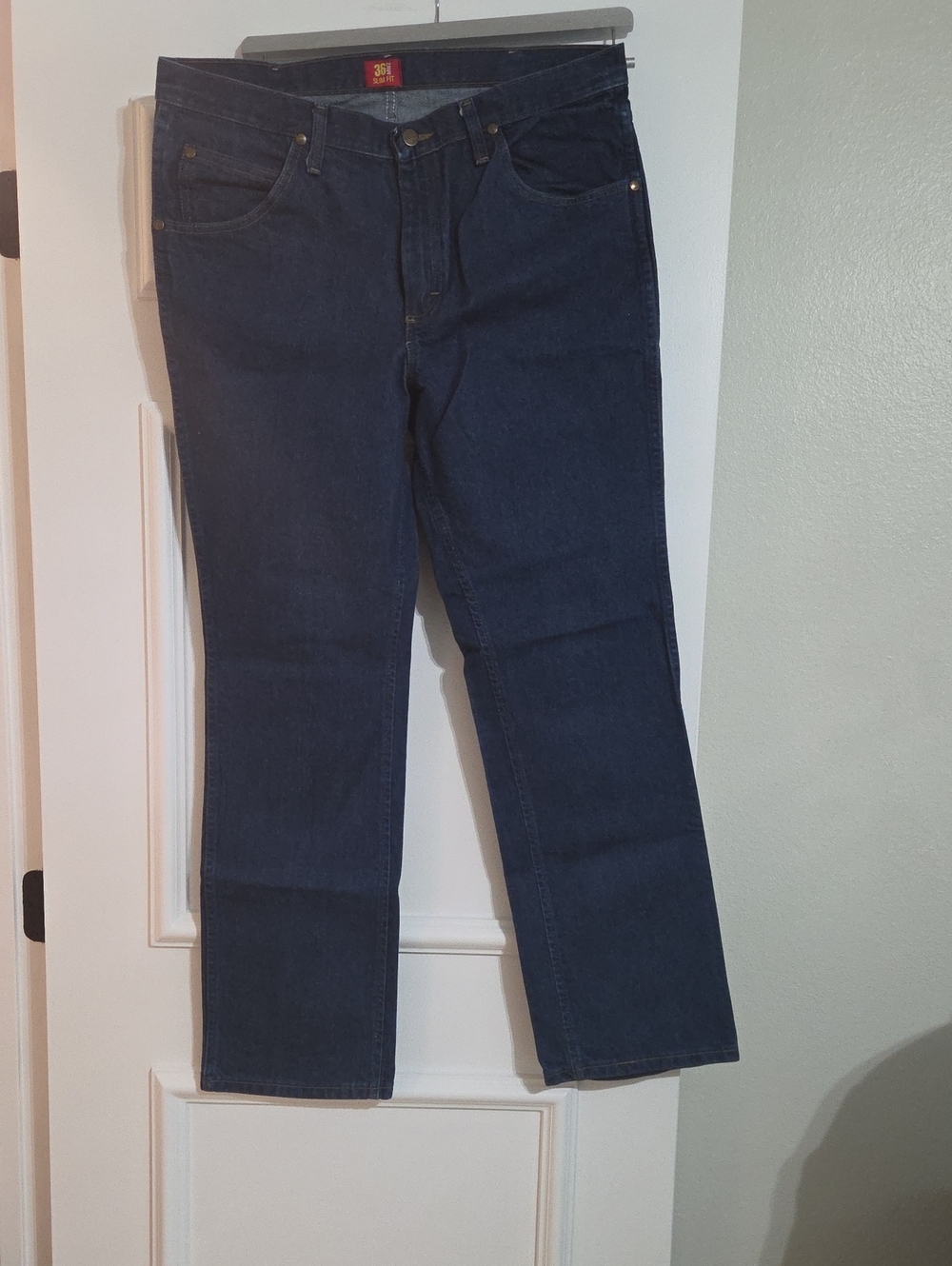 Wrangler Dark Wash Slim Fit Jeans Men's 36x32